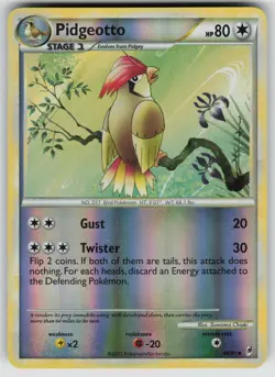 Pidgeotto 48/95 Uncommon Call of Legends Pokemon Reverse Holo Lightly Played - Image 1