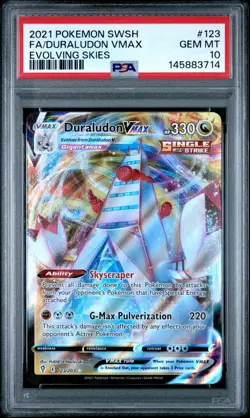 Duraludon VMAX 123/203 Full Art GEM MINT PSA 10. Pokemon SW&SH Evolving Skies - Image 2