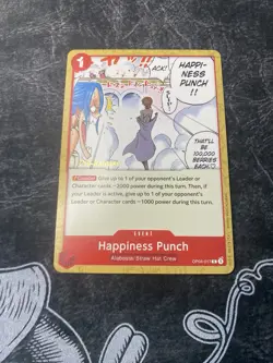One Piece TCG Pre-Release Happiness Punch OP04-017 Nami LP See Pictures - Image 1