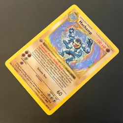 Pokemon TCG Machamp Base Set 8/102 Holo First Edition Rare - Image 5