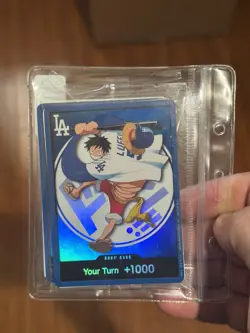 Bandai One Piece Card Card. 2025 Dodgers Monkey D. Luffy Limited edition!! - Image 3