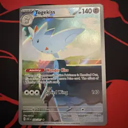 Togekiss 235/217 Pokemon TCG Ascended Heroes Illustration Rare Nm - Image 1