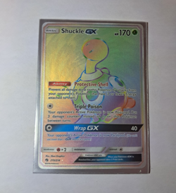 Pokemon Shuckle GX 215/214 Sm-Lost Thunder Secret Rare Holo Full Art 170 HP ENG - Image 1