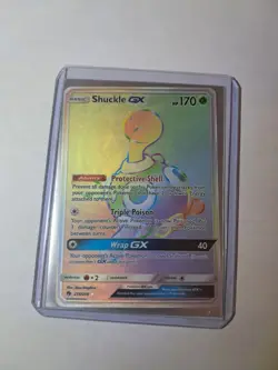 Pokemon Shuckle GX 215/214 Sm-Lost Thunder Secret Rare Holo Full Art 170 HP ENG - Image 4