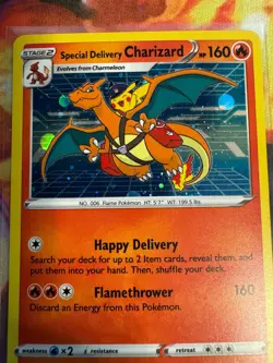 Special Delivery Charizard - Pokemon Center Promo - SWSH075 - Near Mint - Image 2