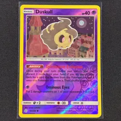Duskull - 83/236 - Reverse Holo - Cosmic Eclipse - Pokemon - NM/M - Image 1