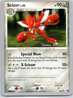Scizor (Tristan Robinson) 29/100 Rare World Championship Decks Pokemon Near Mint - Image 1