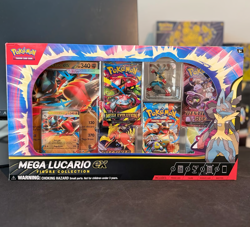 Pokemon TCG Mega Lucario ex Premium Figure Collection Box Factory Sealed - Image 1