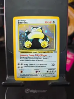 Vintage Pokemon Snorlax (11/64, Jungle, Holo) WOTC 1999 LP Sku937 - Image 1