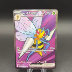 2026 Pokemon Me04: Chaos Rising Holo - Beedrill ex 098 - NM + - Image 1