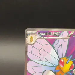 2026 Pokemon Me04: Chaos Rising Holo - Beedrill ex 098 - NM + - Image 3