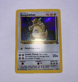 Pokemon Kangaskhan Holo Rare 5/64 Jungle Unlimited WotC Vintage LP - Image 1