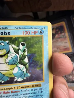 Pokemon TCG Blastoise 2/102 Base Set Holo Rare Unlimited English 1999 - Image 4
