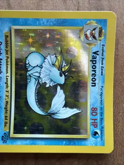 (Lot of 2) Pokemon Jungle Holo - Jolteon 4/64 & Vaporeon 12/64 - MP - Image 3