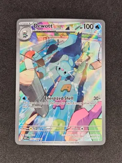 Dewott Illustration Rare IR 106/086 SV White Flare Pokemon Card NM - Image 1