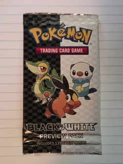 Pokemon TCG - Black & White Preview Booster Pack 2011 New Sealed - Image 1