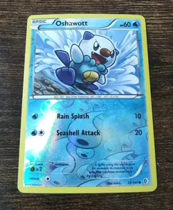 Oshawott 39/149 Boundaries Crossed Reverse Holo Pokemon Card NM - Image 1