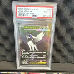 Pokemon TCG Mega Absol ex 089/063 M1l Mega Brave SAR Holo JP PSA 10 2025 - Image 1