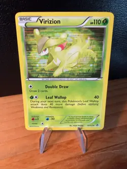 Pokemon Card TCG Virizion B&W Legendary Treasures 15/113 Holo Rare 2013 LP - Image 1