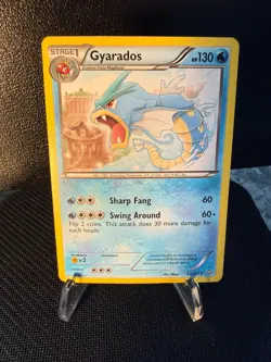 Pokemon TCG Gyarados Dragons Exalted 24/124 Regular Rare MP - Image 1