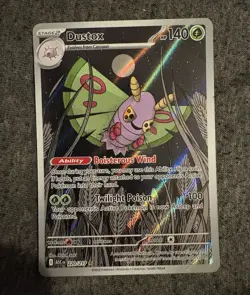 Nintendo Dustox 220/217 Obsidian Flames Illustration Rare Holo Full Art ENG - Image 1