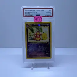 2001 Pokemon TCG Southern Islands Slowking 14/18 Holo Promo Eng PSA 8 - Image 1