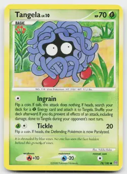 Tangela 78/100 Common Stormfront Pokemon Near Mint - Image 1