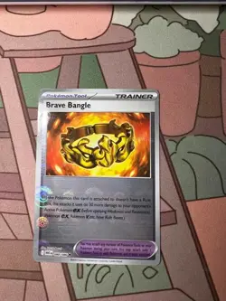 Brave Bangle (Poke Ball Pattern) 080/086 Holo Uncommon White Flare Pokemon NM - Image 1