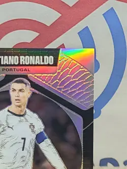 2026 Panini Prizm FIFA World Cup Christiano Ronaldo Silver Trophy Hunting #17 - Image 4