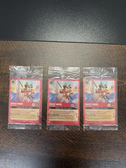 Disney Lorcana TCG: Mickey Mouse - Pirate Captain SEALED Promo all 3 included - Image 1
