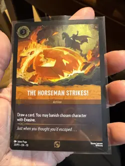 The Horseman Strikes! Disney Lorcana Promo Cards Cold Foil 20/P3 - Image 1