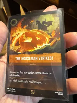 The Horseman Strikes! Disney Lorcana Promo Cards Cold Foil 20/P3 - Image 2