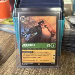Disney Lorcana TCG - Fabled - John Silver - Alien Pirate 89/204 Legendary - Image 1