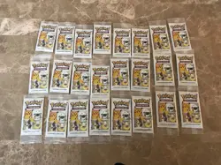 Lot of 60 Pokemon 25th Anniversary Booster Pack Promo General Mills Pikachu PSA - Image 1