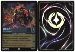 Disney Lorcana TCG Fergus King of DunBroch 175/204 Foil Wilds Unknown - Image 3
