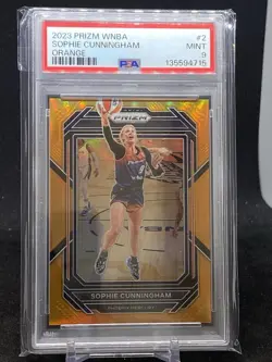 Sophie Cunningham 2023 Panini WNBA Prizm #2 Orange /99 PSA 9 MINT SSP - Image 1