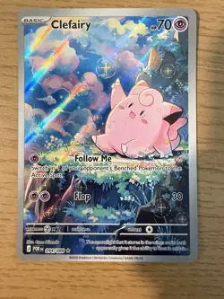 Pokemon TCG Clefairy 094/088 Me03: Perfect Order Holo Card Illustration Rare NM - Image 1