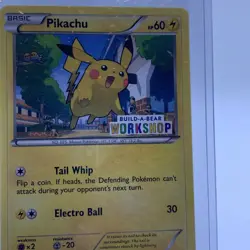 Pikachu 20/108 Pokemon Build-A-Bear Workshop Promo Sealed - Image 3