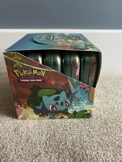 Pokemon TCG Kanto Friends Mini Tin Display 10 Count Sealed Tins L24 - Image 5