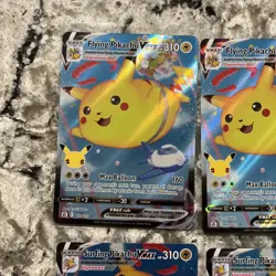 Pokemon Celebration Surfing Pikachu VMAX x2 & Flying Pikachu VMAX x3 & Pikachu - Image 3