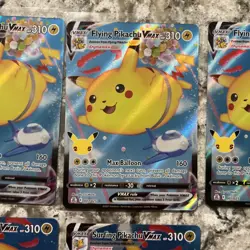 Pokemon Celebration Surfing Pikachu VMAX x2 & Flying Pikachu VMAX x3 & Pikachu - Image 4