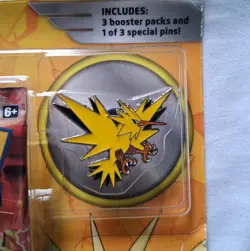 🔥 Moltres Pokemon TCG Legendary Pin Set Blister - 3 Steam Siege XY Booster Pack - Image 5