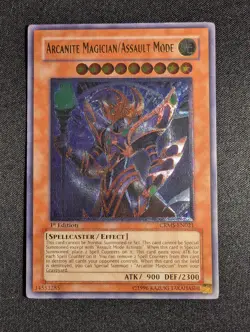 Yugioh Arcanite Magician/Assault Mode CRMS-EN021 1st Ultimate Rare NM - B - Image 1