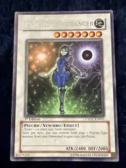 Psychic Lifetrancer CSOC-EN041 Rare 1st Edition Played English Yu-Gi-Oh! - Image 1