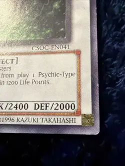 Psychic Lifetrancer CSOC-EN041 Rare 1st Edition Played English Yu-Gi-Oh! - Image 4
