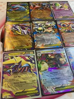 Mega Venusaur Ex And 9 Card Lot Pokemon TCG Mega Evolutions Cards - Image 4