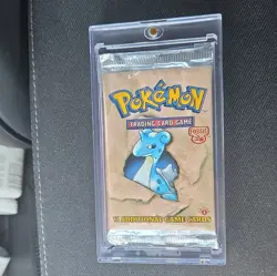 Pokemon TCG 1st edition Fossil Sealed Booster Pack Lapras Cards English WOTC - Image 1