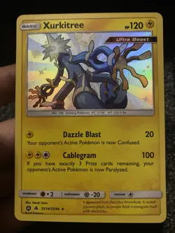 Xurkitree - SV14/SV94 - Pokemon Hidden Fates Sun & Moon Shiny Rare Card NM - Image 1
