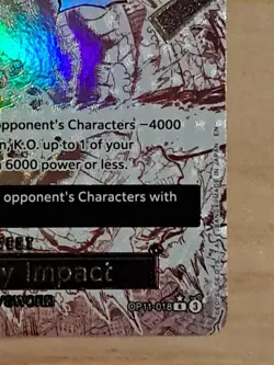 Honesty Impact English OP11-018 R Parallel a Fist of Divine Speed One Piece Card - Image 2