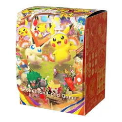 OFFICIAL Pikachu & Victini Tohoku Pokemon Center Card Deck Box - Image 1